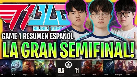 Faker Y T1 En La Mejor Semifinal Blg Vs T1 Game 1 Msi Bracket Stage