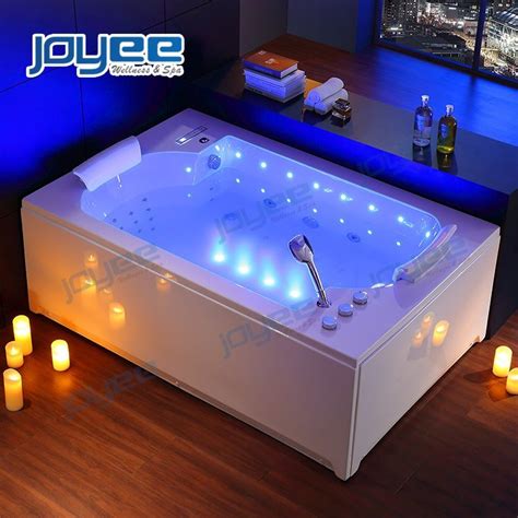 Joyee Pure White Person Whirlpool Bathtub Indoor Jakuzzi Spa Tub