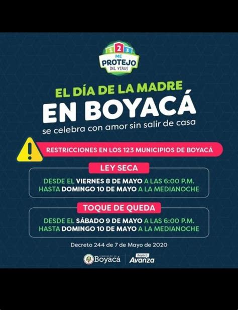 Toque De Queda Y Ley Seca En Boyac Para Fin De Semana Del D A De La