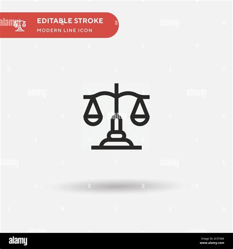 Balance Simple Vector Icon Illustration Symbol Design Template For Web