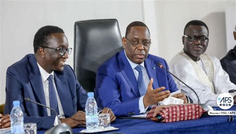 SENEGAL LUTTE PERSPECTIVES Macky Sall Annonce Des Mesures Pour