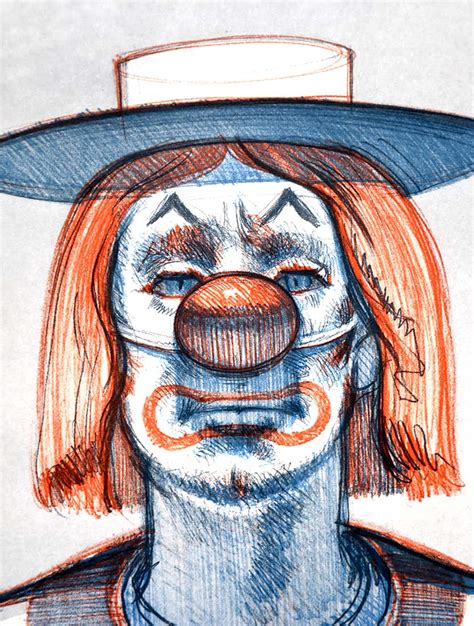 Wayne Thiebaud, Clown, from Recent Etchings I, 1979, Etching