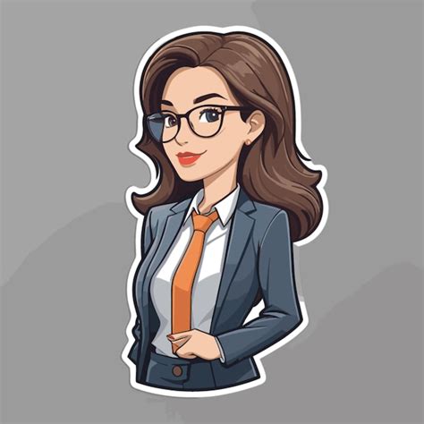 Vector De Dibujos Animados De Mujeres De Negocios Vector Premium