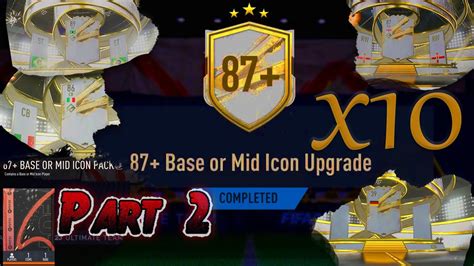 X10 87 Base Or Mid Icon Upgrade Pack PART 2 FIFA 23 YouTube