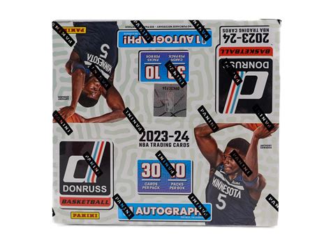 2023 24 Panini Donruss Basketball Hobby Box DA Card World