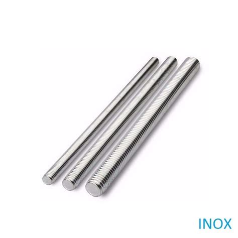 Barra Roscada Aço Inox 304 Unc 3 8 1 Metro R 28 52 em Mercado Livre