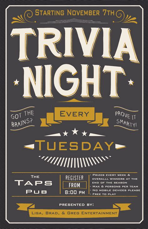 Trivia Night Flyer