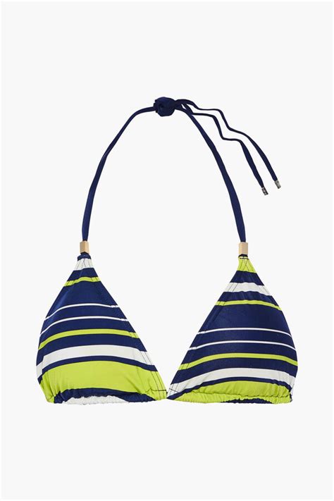 Tart Collections Skye Striped Triangle Bikini Top ShopStyle Two Piece Swimsuits
