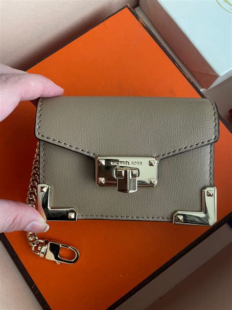 Authentic Michael Kors Mini wallet, Luxury, Bags & Wallets on Carousell