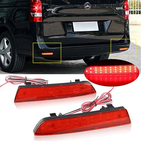 Reflector De Parachoques Trasero LED Para Coche Luz Antiniebla De