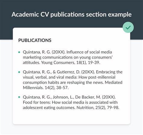 Academic Cv Template Examples And How To Write