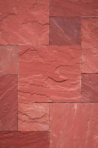 Matte Mm Red Mandana Stone For Walls At Rs Sq Ft In Ramganj Mandi