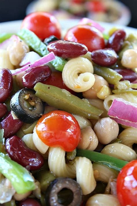 Dawn S Pasta Bean Salad Is A Delicious Salad Recipe Loaded With Many Different Flavors In One