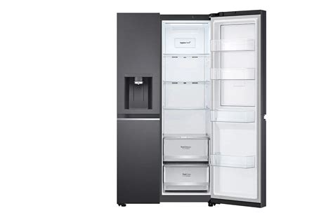 LG 762L Side By Side Fridge Black GC-J307CQFS