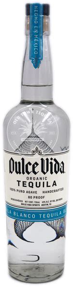 Dulce Vida organic Blanco tequila 100 proof - Old Town Tequila