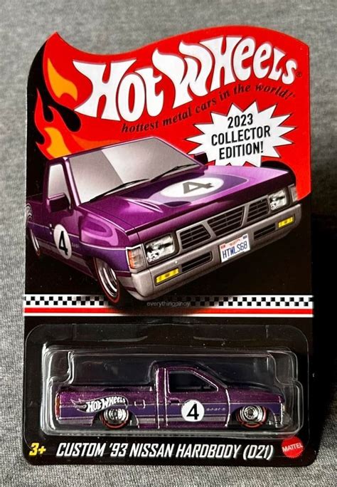 Hot Wheels Custom 93 Nissan Hardbody D21 Collector Edition Mail In 2023 Hotwheels Hobbies