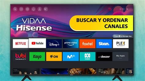 Cómo configurar canales en TV Hisense tech10