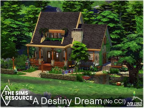 Nobody S A Destiny Dream No Cc Fairytale House Sims