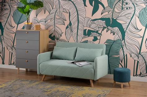 Диван прямой Кускен Textile Mint – купить в Москве по цене 46 990 ...