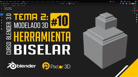 Blender Tema Clase Herramienta Biselar Youtube