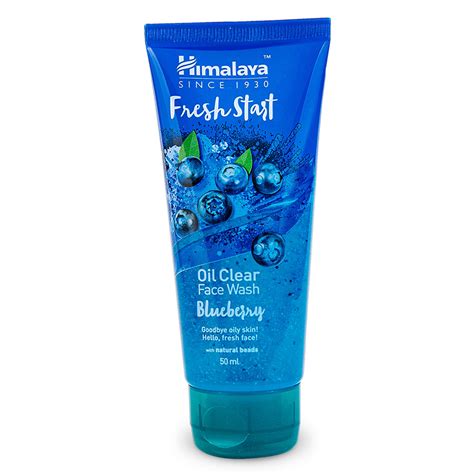 Fresh Start Oil Clear Face Wash Blueberry 50ml Himalaya Wellness