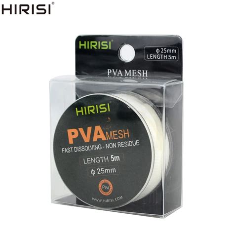 Malla De Pva Para Pesca De Carpa PVA De Recarga De 25mm X 5m Para Cebo