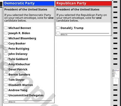 Voting Party Benton County Democrats