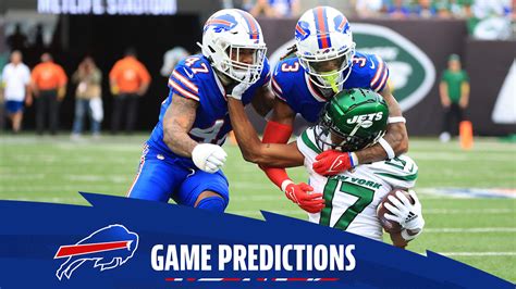 Game Predictions Bills At Jets Monday Night Football