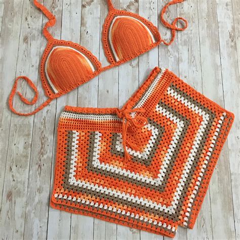 Conjunto De Crochê Short E Biquíni Elo7 Produtos Especiais