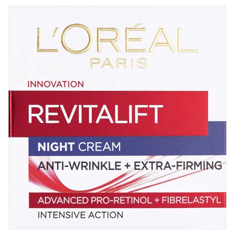 L Oreal Paris Revitalift Pro Retinol Anti Wrinkle Night Cream 50ml Packaging May Vary Amazon