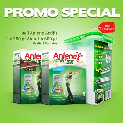 Jual Anlene Actifit 590gr Anlene Actifit Coklat Anlene Actifit Vanila