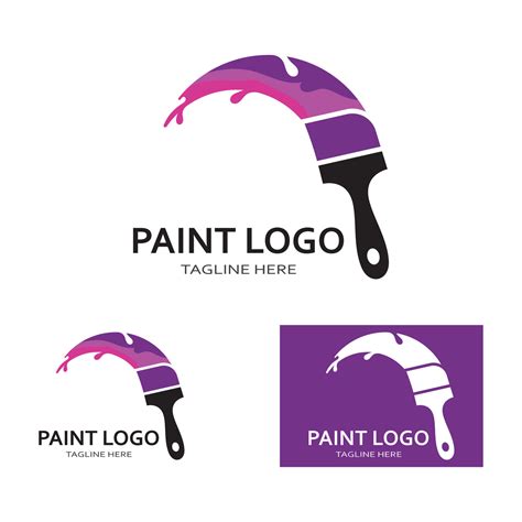 Paint Logo Vector Icon Illustration 10771929 Vector Art At Vecteezy