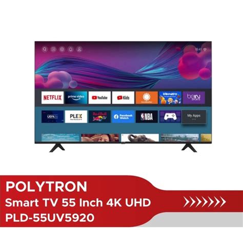 Jual POLYTRON LED TV 55 INCH 4K UHD SMART TV PLD 55UV5920 PLD 65UV5920