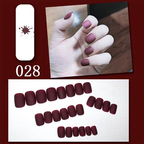 Jual E Cod Kuku Palsu Nailart Pcs Lem Fake Nail Art D Kuku