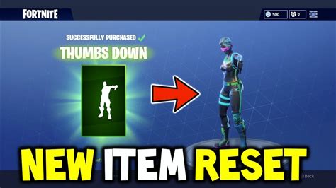 New Thumbs Up Thumbs Down Emotes Item Store Reset Before You