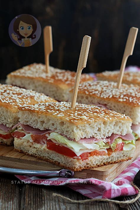 Focaccia Tramezzino Morbida Da Farcire Status Mamma