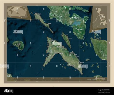 Masbate Province Of Philippines High Resolution Satellite Map