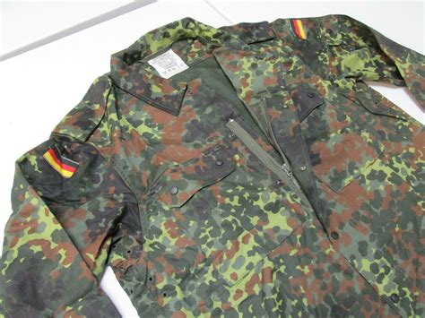 CLEARANCE - Flecktarn Camouflage German Army Shirt/Jacket - NEW Unissu