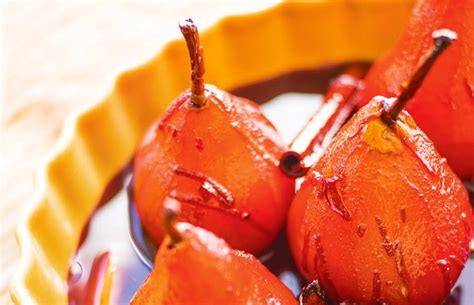 Recipe Nadia Lim S Mulled Wine Poached Pears