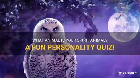 What Animal Is Your Spirit Animal? A Fun Personality Quiz! | ShunSpirit