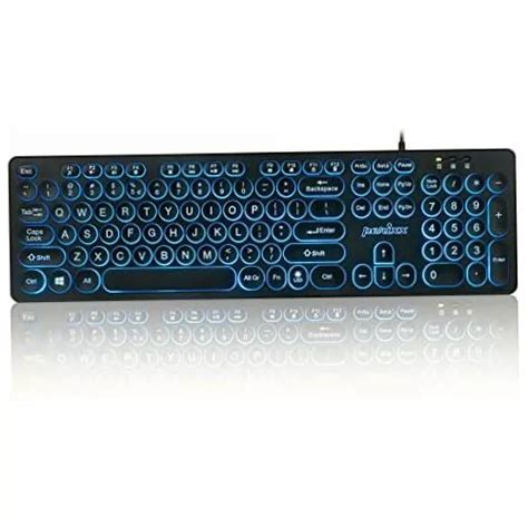 Perixx Periboard R Wired Backlit Usb Keyboard Big Print Mercadolibre