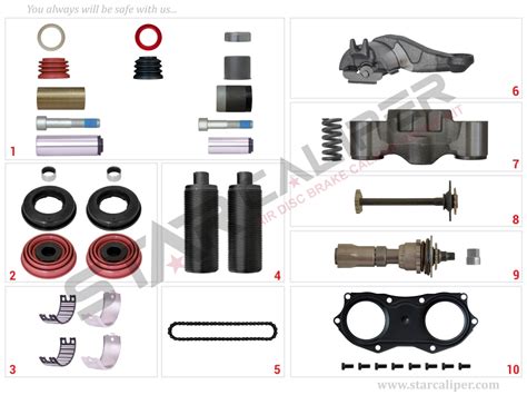 Knorr Scania Set Caliper Repair Kit