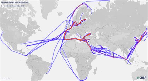 Weekly Snapshot Russian Fossil Fuel Exports 21 27 November 2022