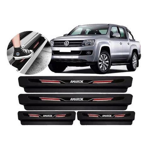 Kit Soleira Protetora De Porta Sport Vw Amarok Todos Submarino