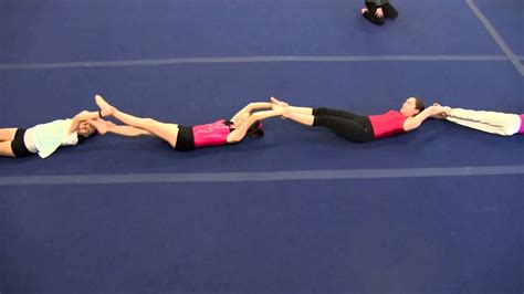 Team Log Roll Gymnastics Coaching Workout Games Teams