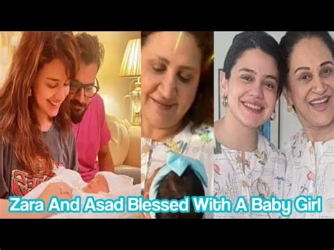 Zara Noor Abbas And Asad Siddiqui Blessed With A Baby Girl