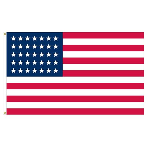 35 Star Historical Us Flag Wgn Flag And Decorating Co