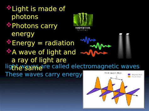 Pptx Light Waves Are Called Electromagnetic Waves These Waves Carry