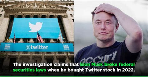 US Sues Elon Musk For Wrongful Purchase Of Twitter Stock