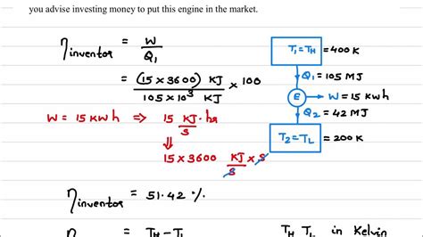 Numericals Problems On Second Law Of Thermodynamics Youtube